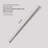 316 Stainless Steel Antibacterial Chopsticks Set - High-Grade, Anti-Mold, Food Safe 304 Tableware for Personal Use