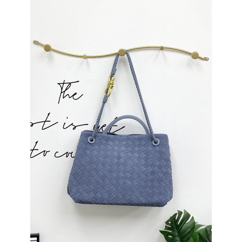 

Новая замшевая пряжка из металлического каната премиум-класса для ношения на плече и подмышке 32x12x24cm синий