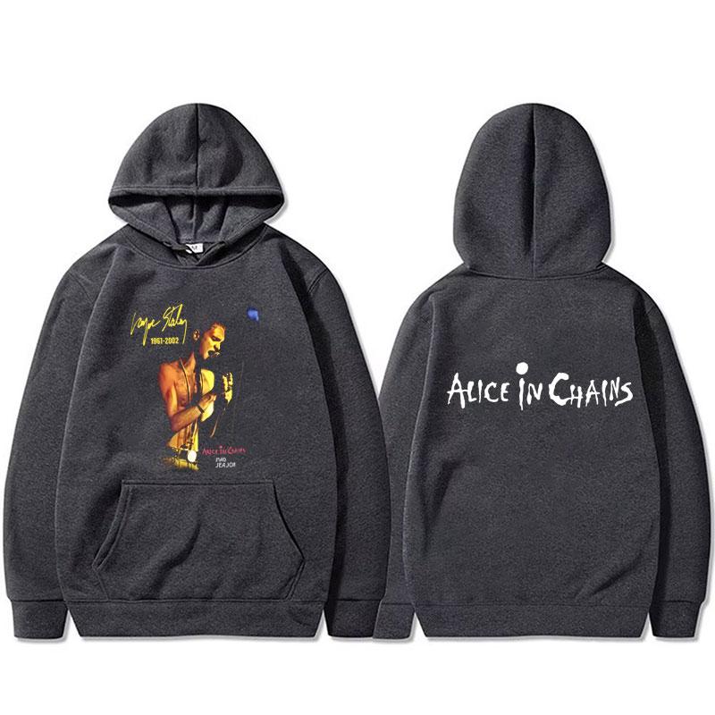 Rockband Alice in Chains Layne Staley Grafik Hoodie Herren Damen Punk Übergroß Klassische Streetwear Männlich Vintage Lässige Hoodies