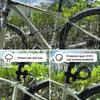Lucchetto per Bicicletta con Cavo, Chiavi e Staffa di Montaggio, Lucchetto Portatile in Acciaio Cavo Antifurto per Ciclismo