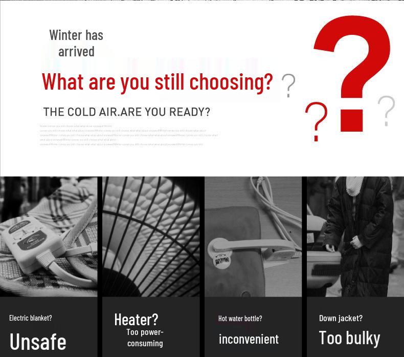 Pánská chytrá vyhřívaná vesta 21. obvodu - Zimní USB elektrické vyhřívání s regulací konstantní teploty