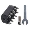 Motorcycle Gear Shifter Peg Shift Lever, Black Aluminum 55x32mm / 2.17x1.26 Inch Foot Peg