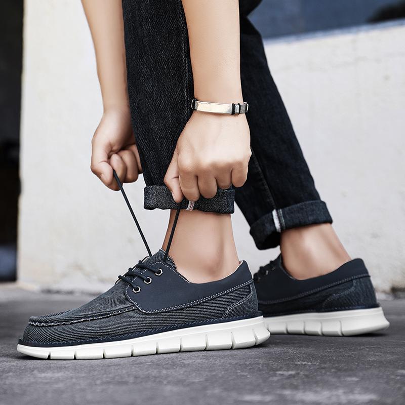 Fashion Luxury Brand Male Lace-Up Outdoor Flats All-match Men Breathable Casual Shoes Handmade Men Shoe New Arrival Men Classic Sneakers