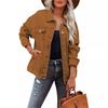 Women's Oversized Denim Jacket Casual Loose Coat with Multiple Colors