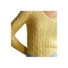 Polo Ralph Lauren Solid Logo V-Neck Long Sleeve Knit Sweater Women Sweater Yellow 211570011-102