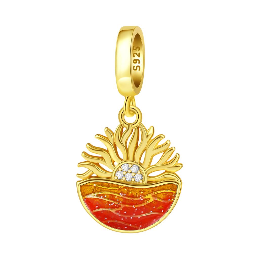 Copper Sea Star Ocean Pendant Beads Original Pendants Bracelet Charm Jewelry Party Diy Trendy Gifts