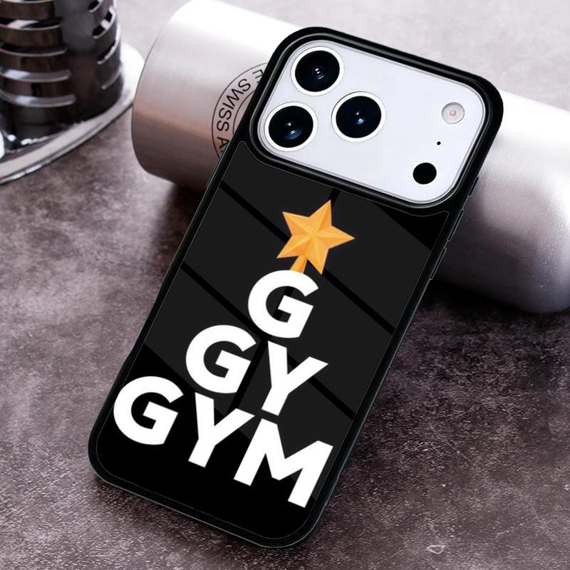 Gym Fitness Phone Case for iPhone 17 16 15 Pro Max Air 14 13 12 11 Plus Shockproof Cover