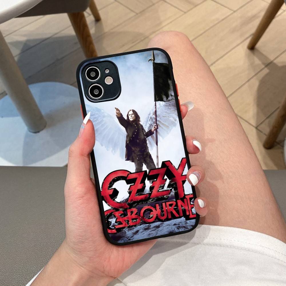 Singer O-Ozzy Osbourne Phone Case For IPhone 14 11 12 13 Mini Pro Max 8 7 Plus X XR XS MAX Translucent Matte Cover