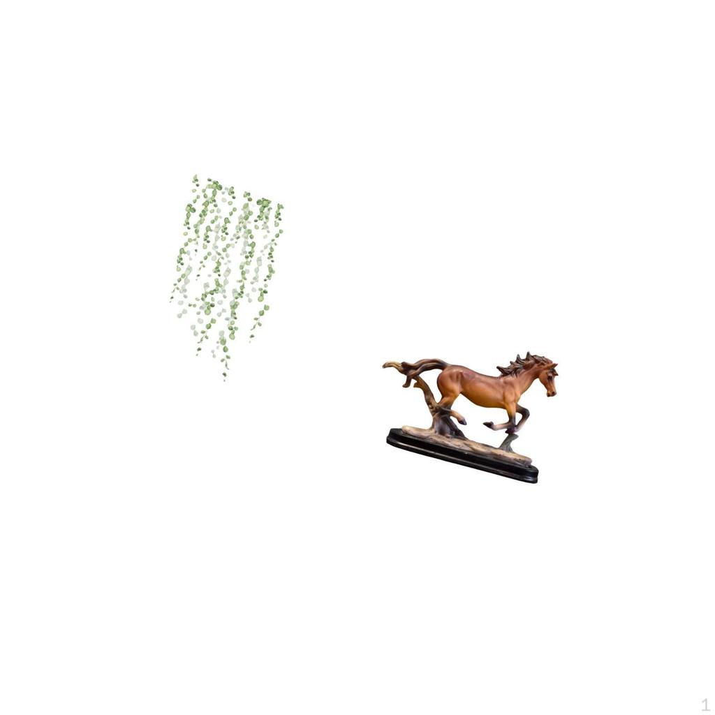 Elegant Wall Art And Horse Sculpture Figurine for Restroom Bedroom Living Room Desk Home Decor