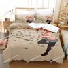 Anime Beyond the Boundary Mirai Kuriyama Bedding Set Printed Duvet Cover Pillowcase Single Double Style Queen King Size Sets