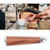 M10 Bottomless Portafilter Coffee Portafilter Handle Coffee Brewer Handle Solid Wooden Coffee Filter Handle Espresso Machine Wood Handle Coffee Maker