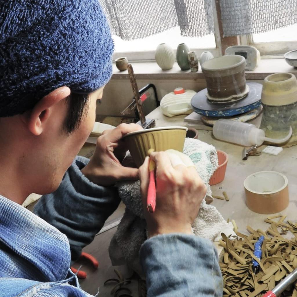 Wired Beans Wired Beans Mug To Last a Lifetime Kasama Yaki Shinogi Mug 240ml White Matte