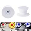 1 Pair 1/4inch Nab Hub Optical Shaft Adapters Gaskets Mounting Circlet Easy Installation for Reel to Reel Tape Recorder