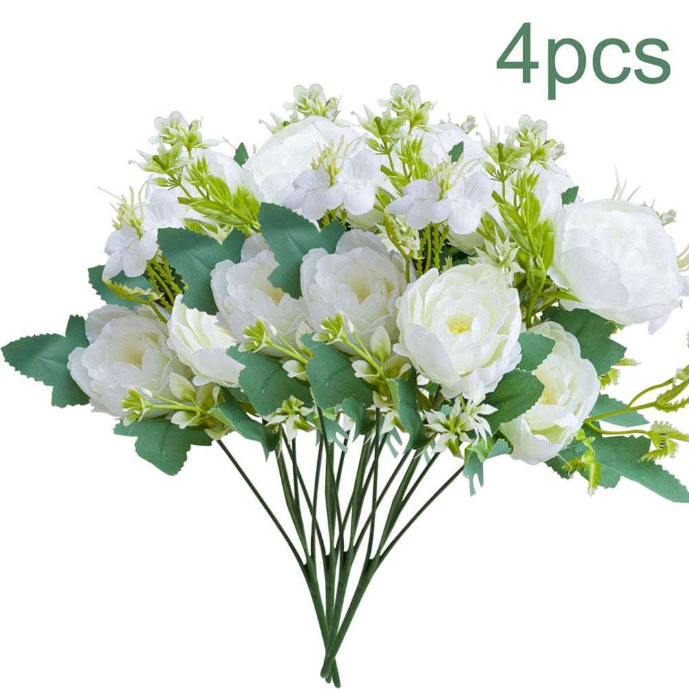 

Букет искусственных пионов, свадебное украшение для дома, искусственный цветок