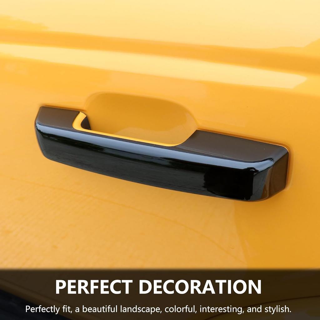 Door Handle Scratch Protector Rear Tailgate Door Handle Cover Trim Compatible with 2021 2022 2023 2024 2025 Ford Bronco Exterior Accessories