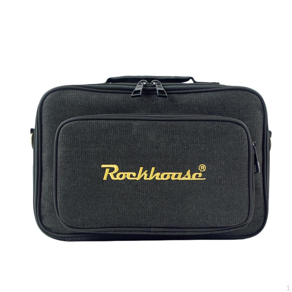 Guitar Effects Pedal Board Bag Case Organizer for Daily Transport