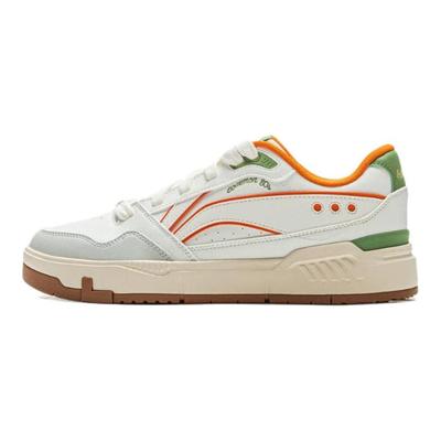 Li Ning Common 80s Classic Fashion Retro Všestranné Hrubá Podrážka Pohodlné Protišmykové Odolné voči Opotrebeniu Nízke Tenisky Pánske AGCV023-3