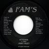 7inch Record JIMMY RILEY - Attitude (Press Noise) / Dub none Fams 1982 Jamaica Reggae, Ska & Dub Used