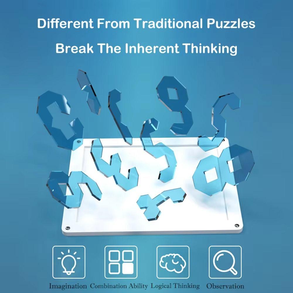 Brain Burning Challenge Impossible Jigsaw Fun Brainteasing Puzzle Game Toy School Home