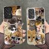Crying Cats Combine Memes Shockproof Phone Case for Samsung A17 A16 A15 A14 A37 A57 A36 A56 A26 A35 A55 A25 A34 A54 A24 A13 A23