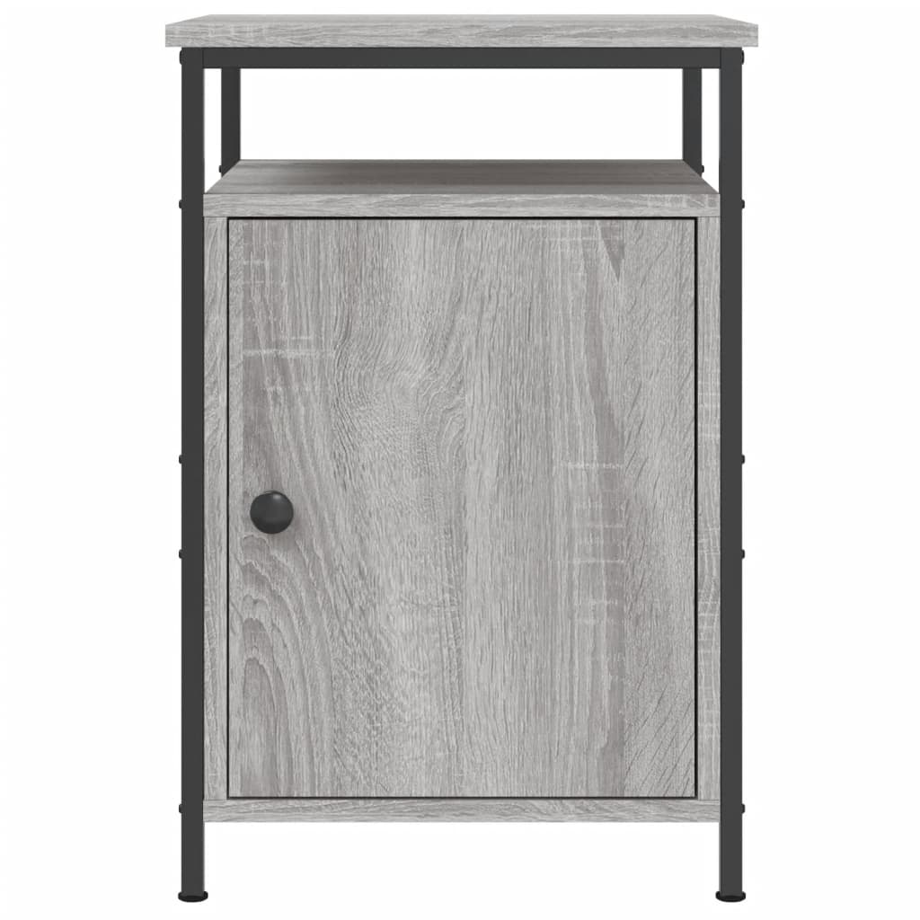 Nightstands (2 pcs) Grey Sonoma 40 x 42 x 60 cm Particleboard