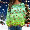 Christmas Sweatshirts For Women Knit Sweater Cute Shirt Fall Crewneck Pullover Tops