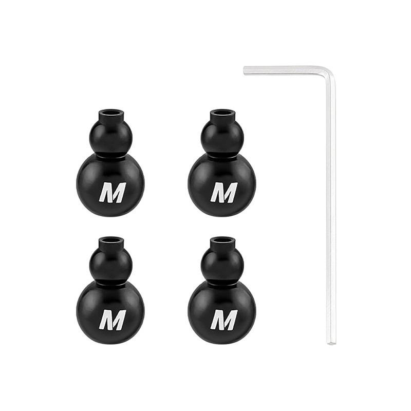 

4Pcs Bike Cable End Caps With Wrench Brake Shift Cable Aluminum Alloy End Crimp Shifter Wire End Cap Bike Protection Accessories чорний