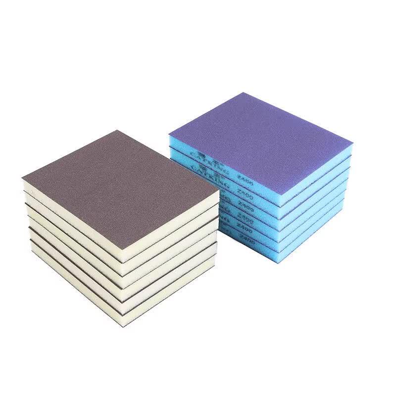 Double-Sided Sponge Sanding Block серый