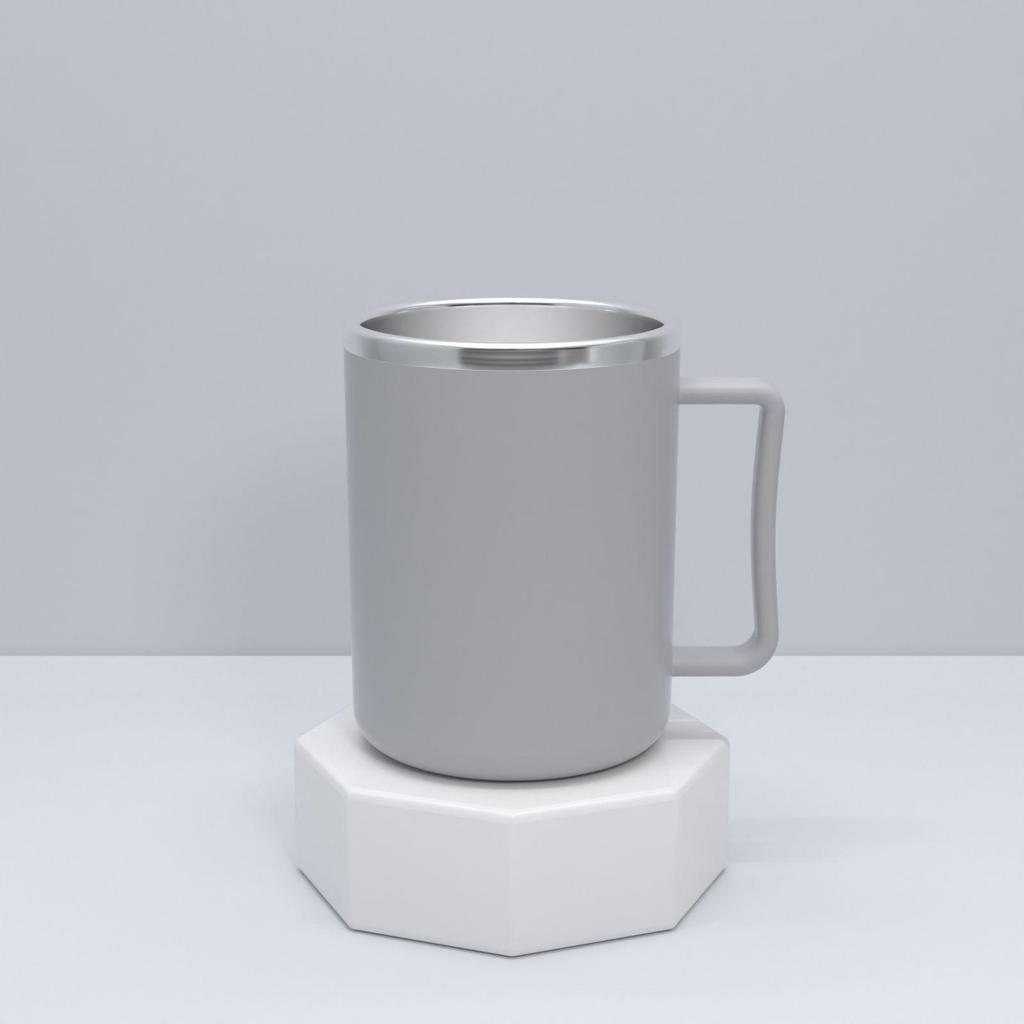 304 Stainless Steel Double-Layer Mouthwash Cup for Students and Households