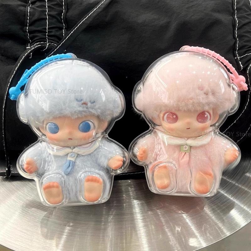 Transparent Case For Dolls Acrylic Storage Protective Cover Vinyl Doll Display Bag Portable Organizer Box DIMOO Kid Friendly Entertaining Fun Safe