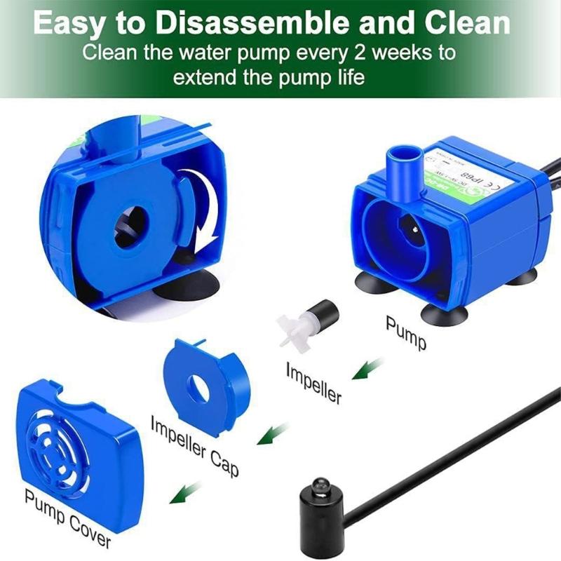 Compact and Portable Pet Water Pump Perfect for Indoor and Outdoor Use Convenient for Cat and Dog Owners on the Trips