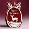 Reindeer Silicone Mold Christmas Themed Silicone Candle Mold For Candle Soap Making Christmas Party Home Decorations