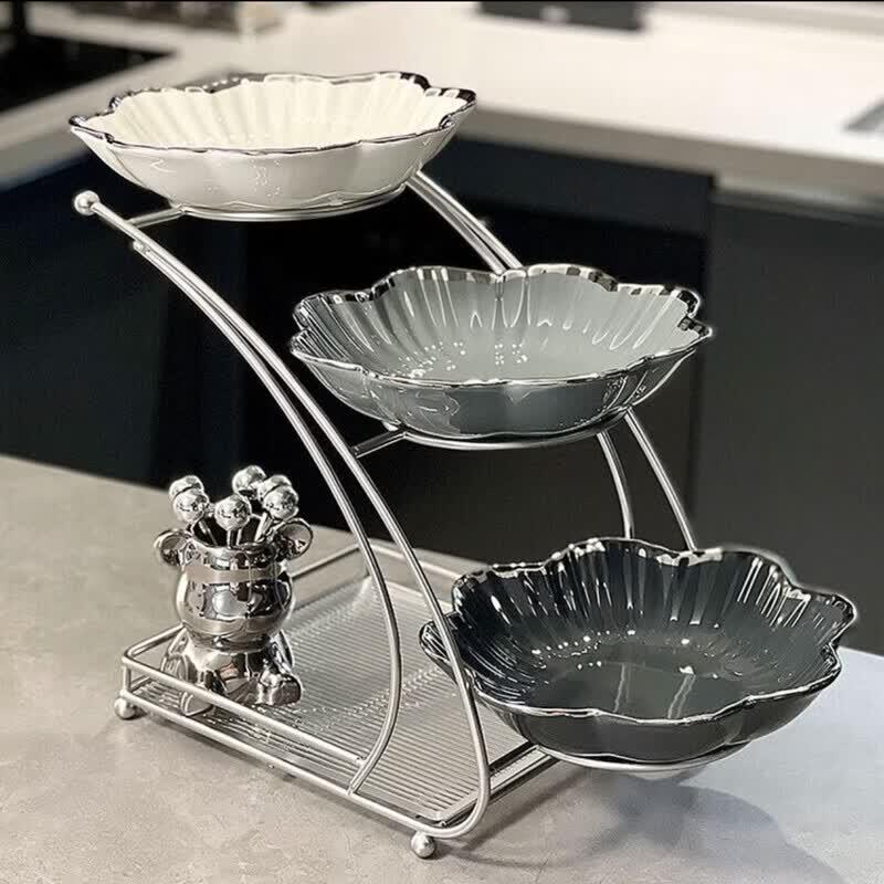 Creative Ceramic Multi-Tier Serving Platter