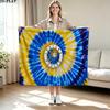Indiana Pacers Logo Print Flannel Blanket High Quality Warm Comfortable Cover for All Seasons Perfect for Gifts Home Decor