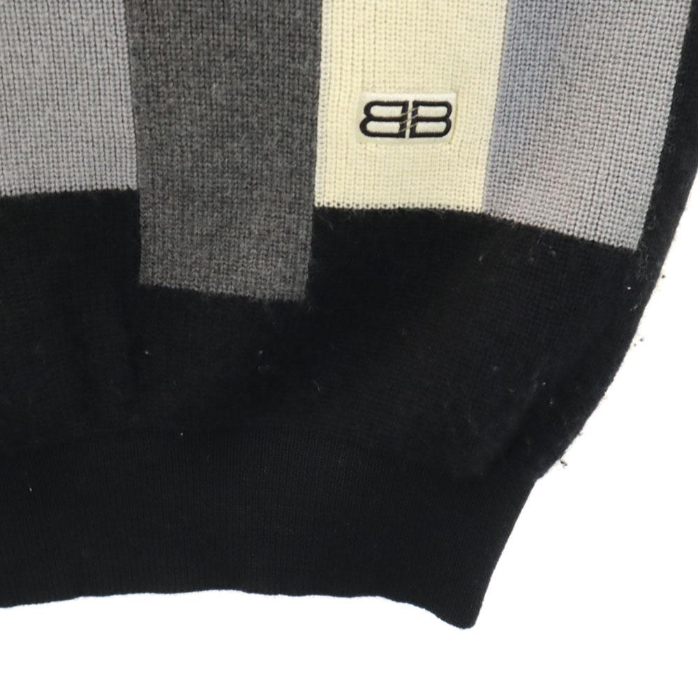 BALENCIAGA SPORT 90s Old Long sleeve sweater M black knit Men's Used
