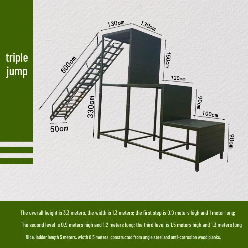 Yishunda Dog Training Triple Jump Obstacle