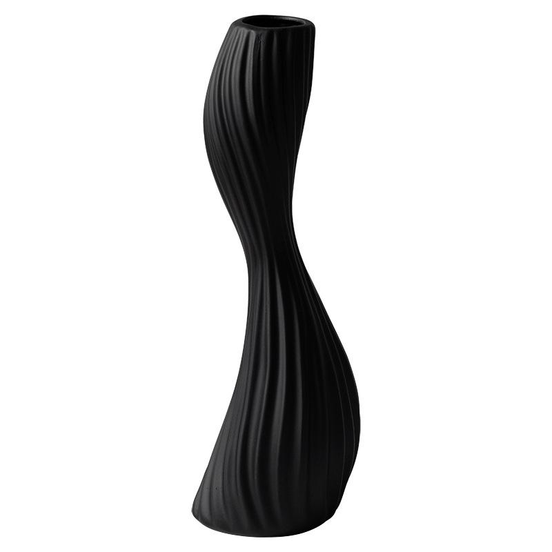 Ceramiczny wazon meble nordyckie rękodzieło ozdoby prosta dekoracja naczynia kwiatowe biały stojący wysoki wazon akcesoria do dekoracji domu
