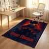 Personalized Crystal Velvet Carpet,Solo Leveling Custom Printed Name, Plush Area Rug For Home Indoor Decor