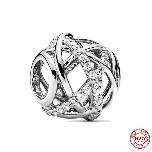 Infinity Mom Love Heart Crown Life Tree Charm Bead Fit Original Fashion Charms Silver 925 Bracelet Women Jewelry