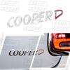 Car-Styling COOPER SD Emblem Car Trunk Body Stickers For Cooper S JCW R55 R56 R57 R58 F54 F55 F56 F57 F60 Countryman