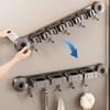 Moisture-Proof Wall Mounted Mop Rack Vacuum Suction Broom Holder Storage Rack  Household Storage