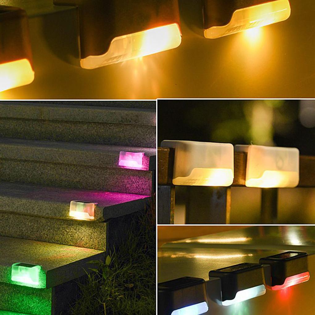 Long-lasting Solar Stairs Fence Lights Easy To Install Waterproof Courtyard Light Decoration Outdoor