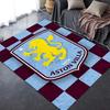 Tappeto Aston Villa per Soggiorno Camera da Letto Casa Decorazione Divano, Tappetino Antiscivolo per Giochi Bambini