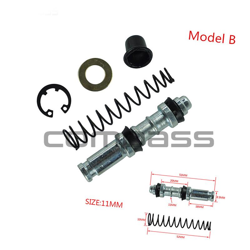 1 set de pompă de frână cu ambreiaj pentru motocicletă 14mm, 12.7mm 11mm, kituri de reparare a pistonului piston, cilindru principal, se potrivesc