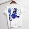 Uma Musume Pretty Derby Staffel 3 Verxina Anime T-Shirt Unisex Kurzarm Manga Druck Lässig Harajuku Streetwear Sommer T-Shirts