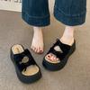 Fashion Female Shoes Slippers Casual Slides Summer Clogs Woman Platform 2025 Luxury Beach Soft Leisure Shoes Slippers Soft Luxury Slides