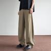Men S Summer Loose Straight Wide Leg Curved Thin Casual Pants