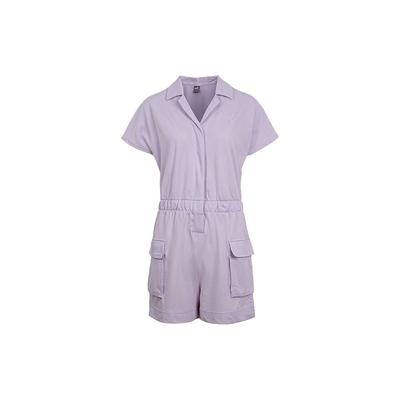 Solid Color Retro Casual Jumpsuit Women Jumpsuit Purple 535232-17