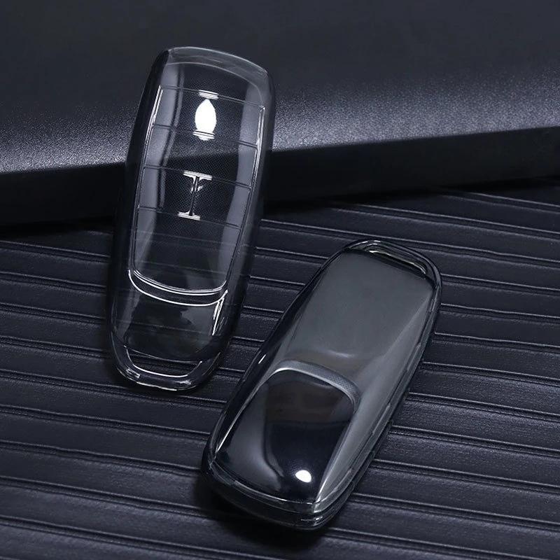 soft TPU Car Key Cover Transparent remote Protector Case Shell Holder for GAC AION Y Plus S V LX IA5 Keyless Go Accessories