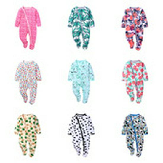 New Summer Baby Long-Sleeve Romper Onesie